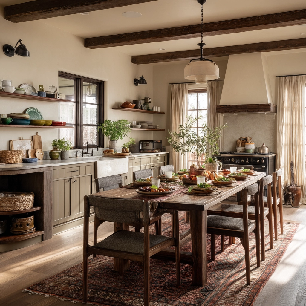 moody farmhouse kitchen 44