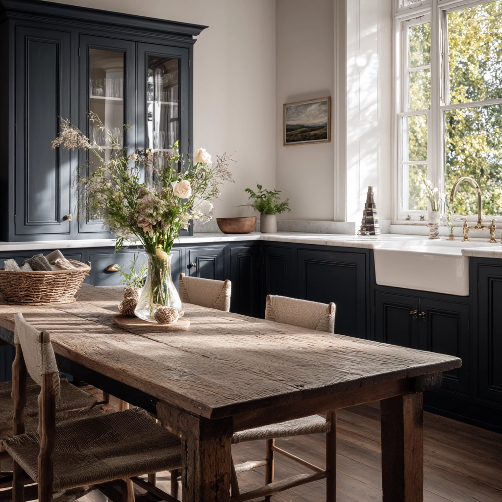 moody farmhouse kitchen 49