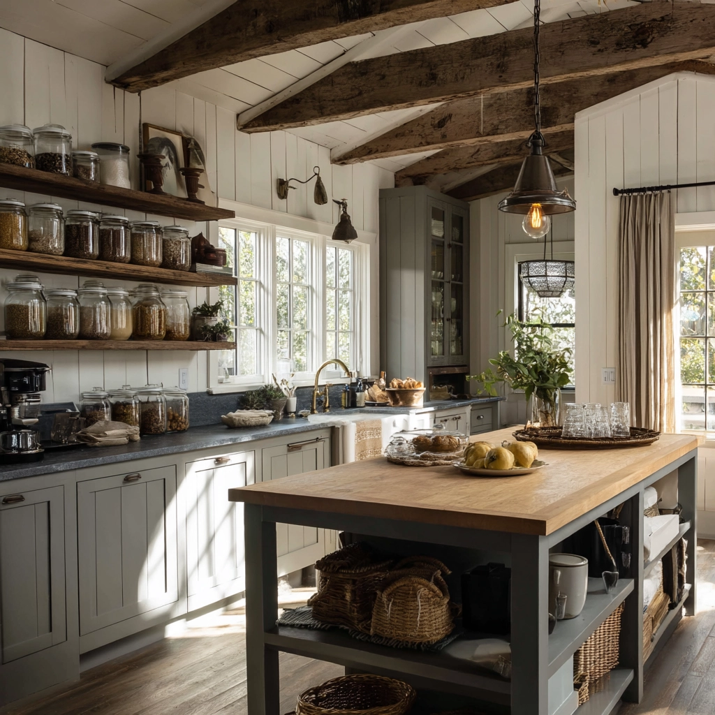 moody farmhouse kitchen 5