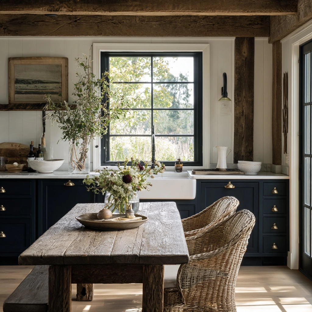 moody farmhouse kitchen 50