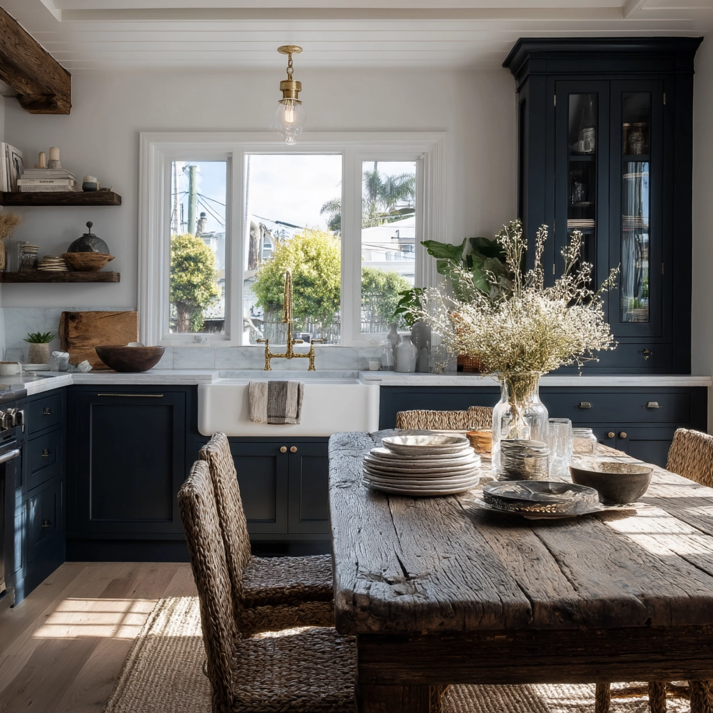 moody farmhouse kitchen 51