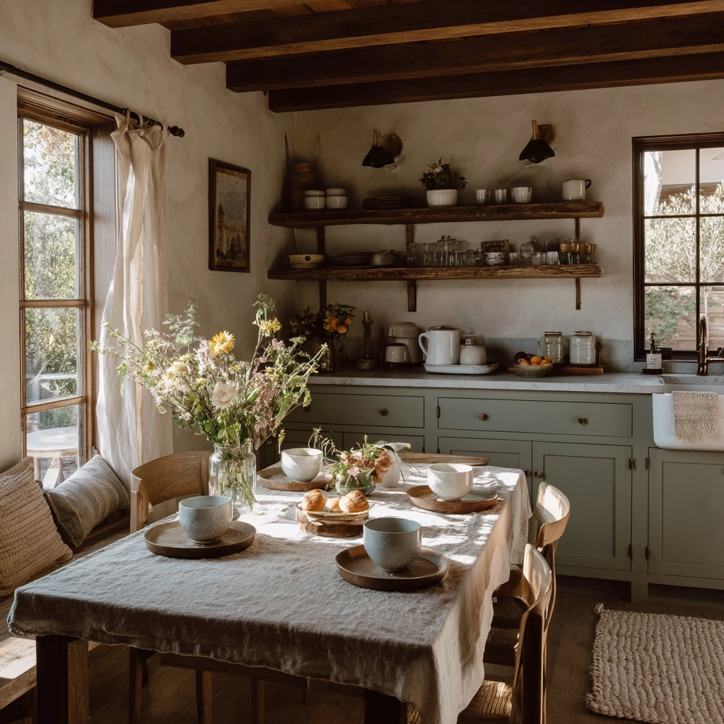moody farmhouse kitchen 53