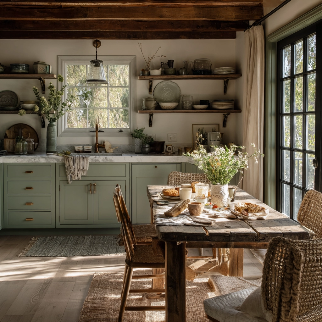 moody farmhouse kitchen 55