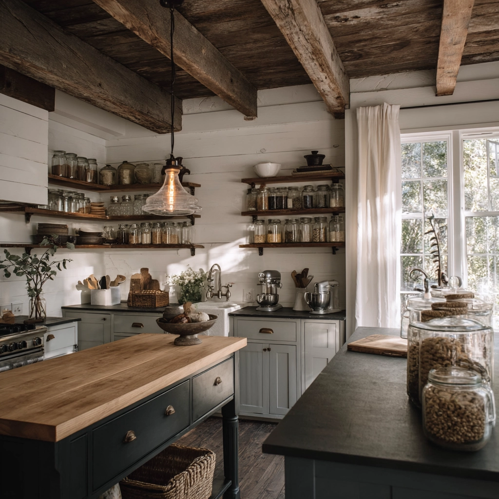 moody farmhouse kitchen 6