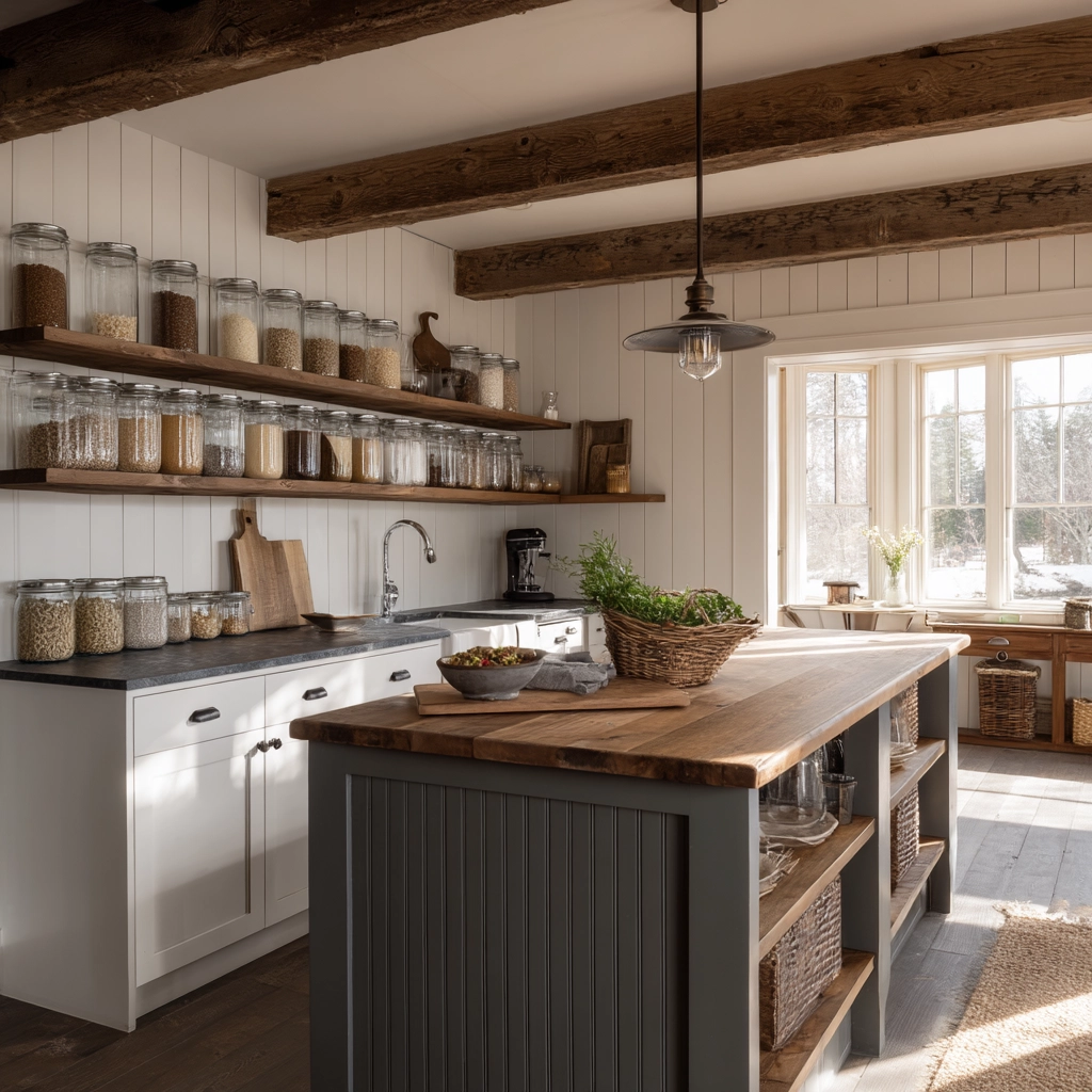 moody farmhouse kitchen 7