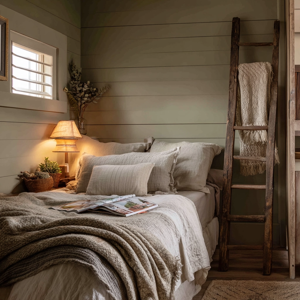 moody green bedroom 57