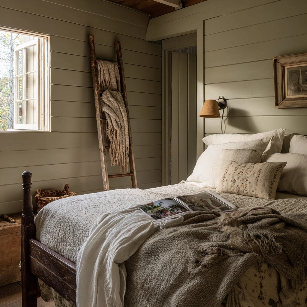 moody green bedroom 60