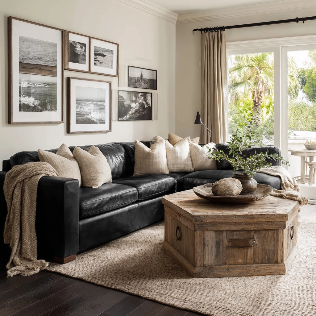 moody neutral living room 30