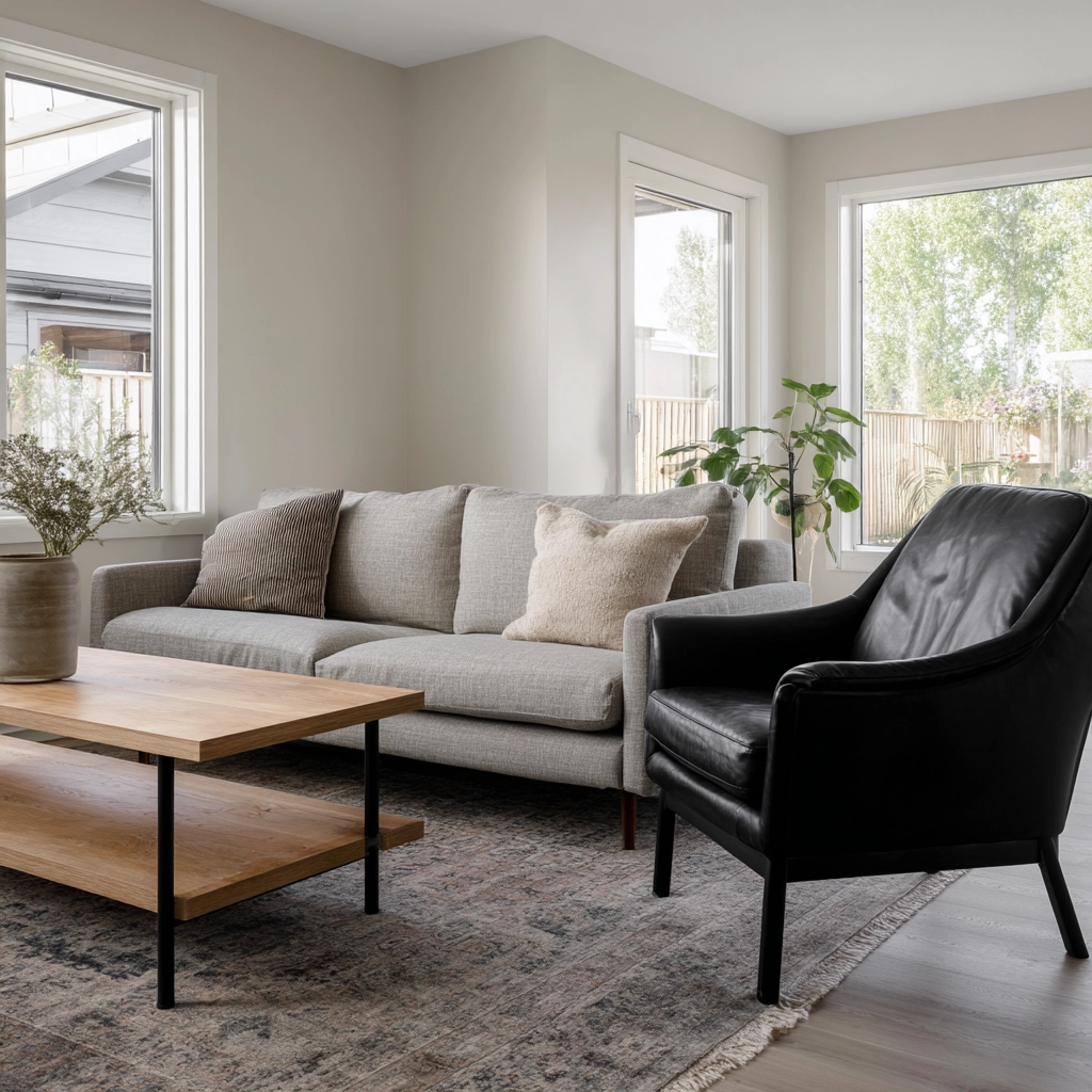 moody neutral living room 5