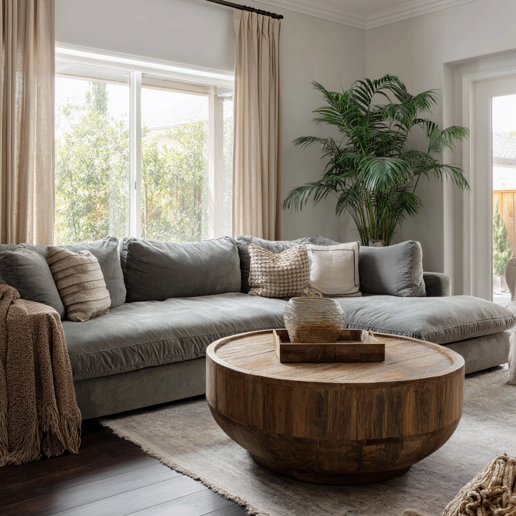 moody neutral living room 54