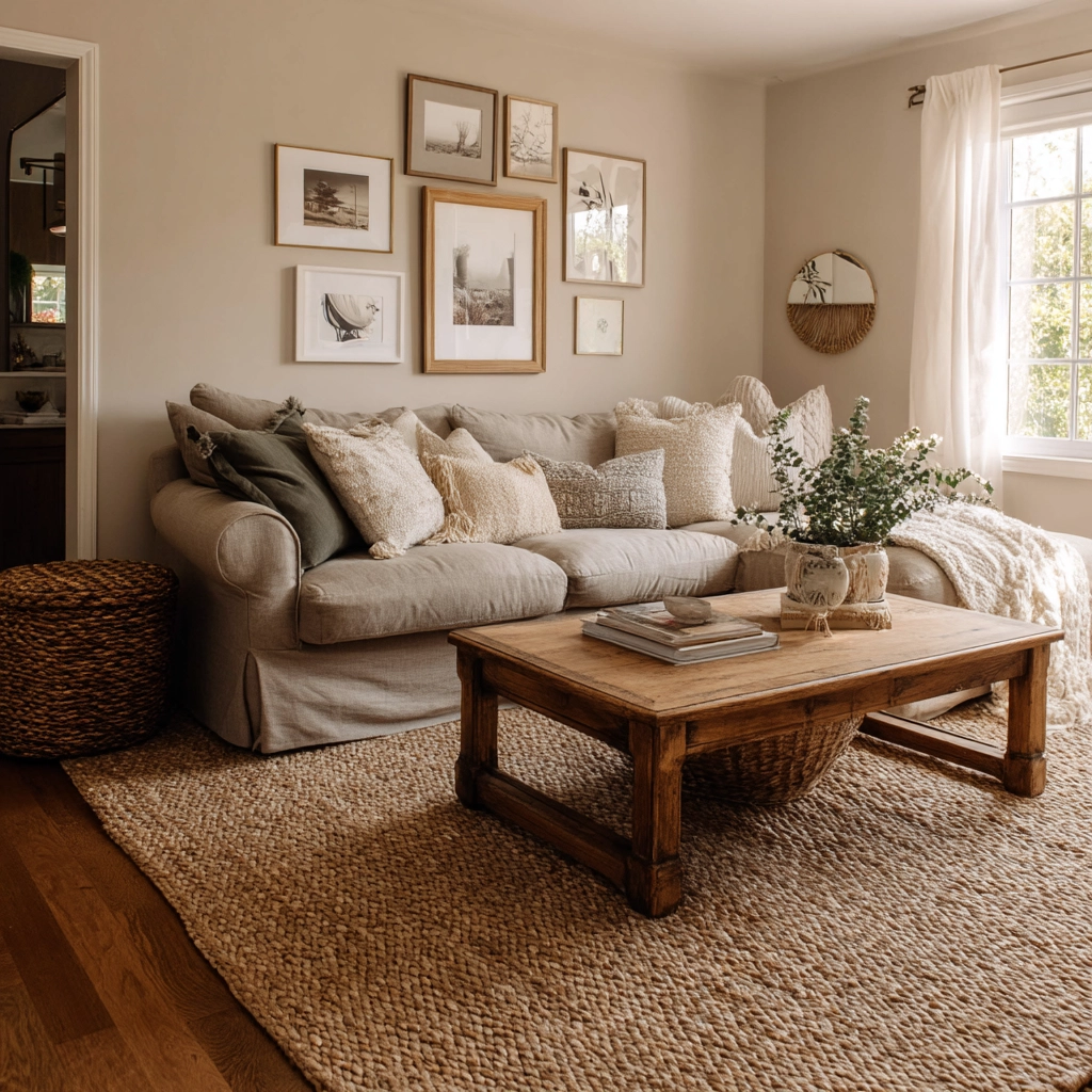 moody neutral living room 59