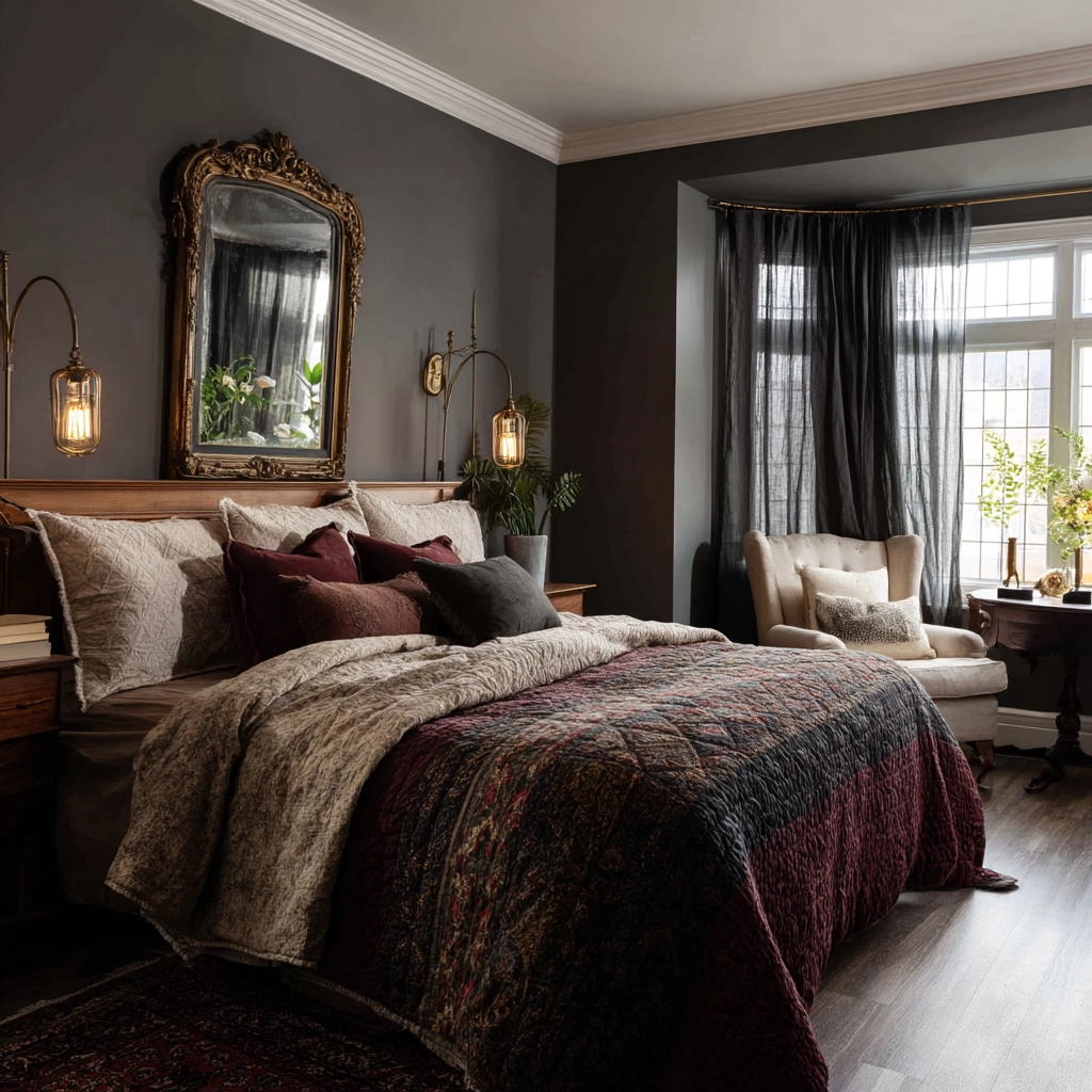 moody romantic bedroom 49