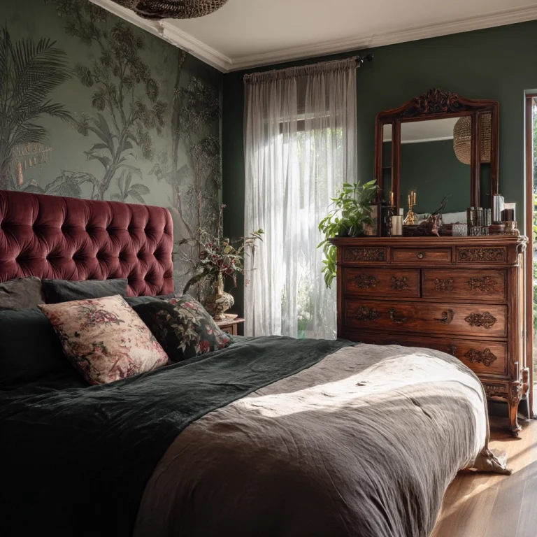 moody vintage bedroom 1