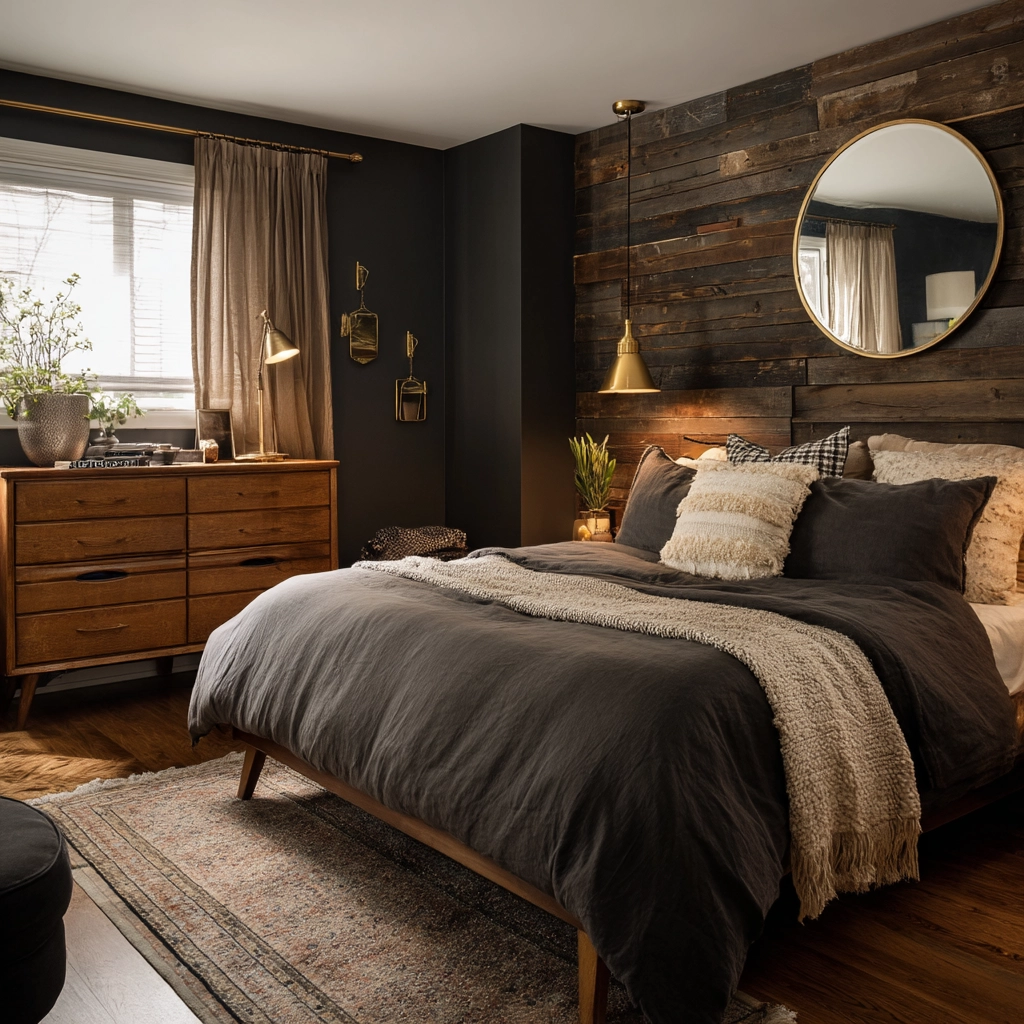 moody vintage bedroom 16