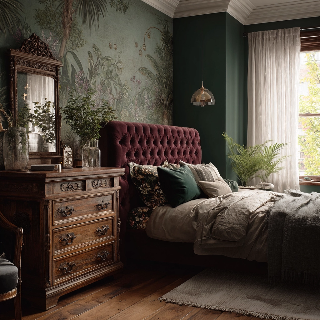 moody vintage bedroom 2