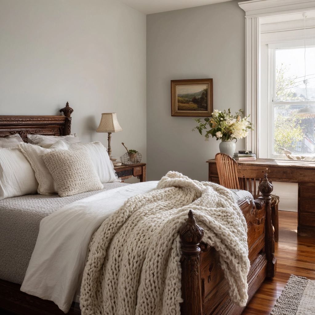 moody vintage bedroom 30