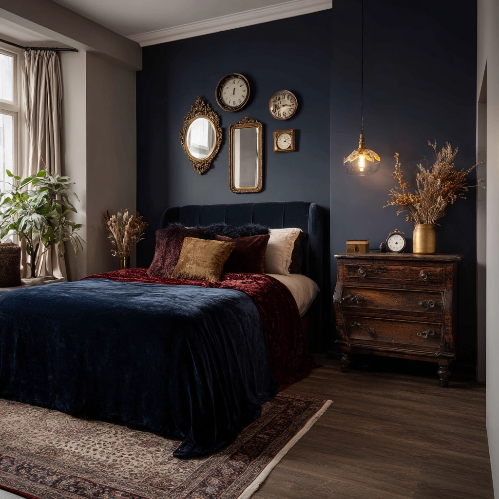 moody vintage bedroom 35