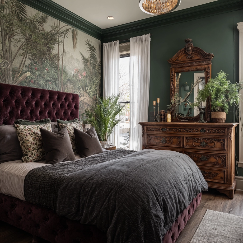 moody vintage bedroom 4