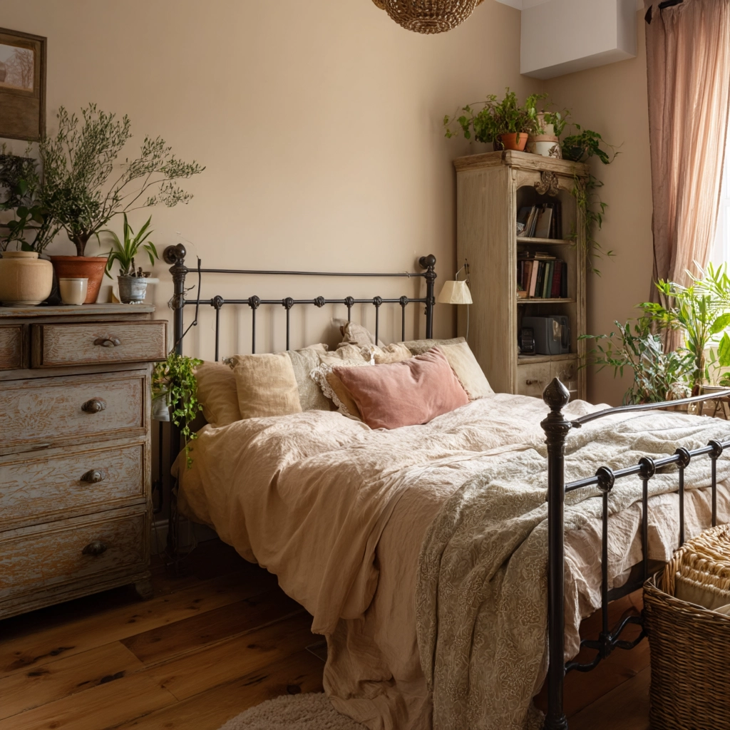 moody vintage bedroom 58