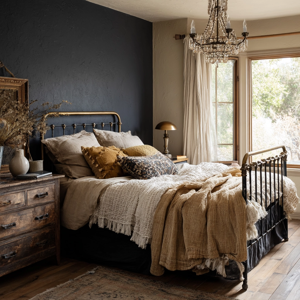 moody vintage bedroom 6