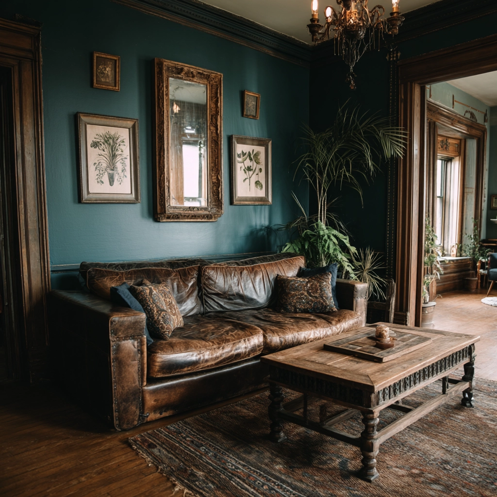 moody vintage living room 2