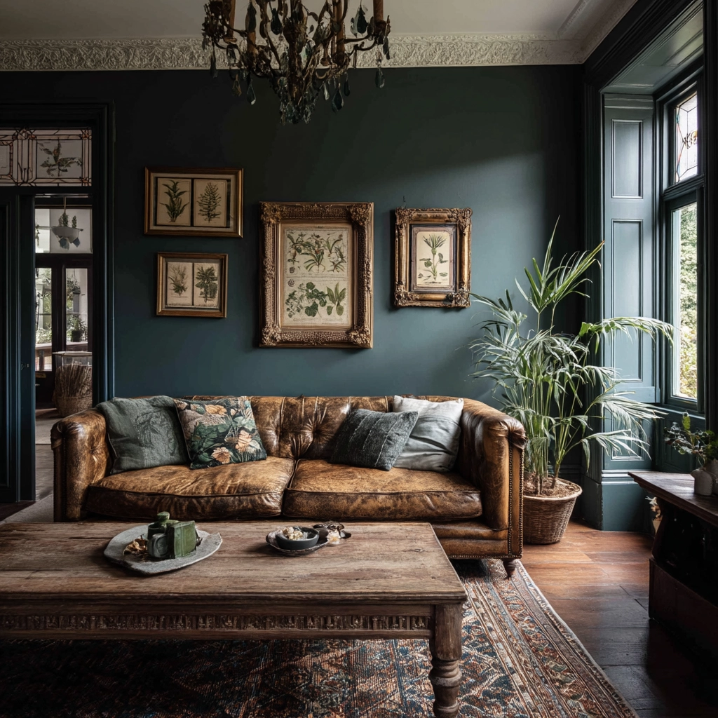 moody vintage living room 3