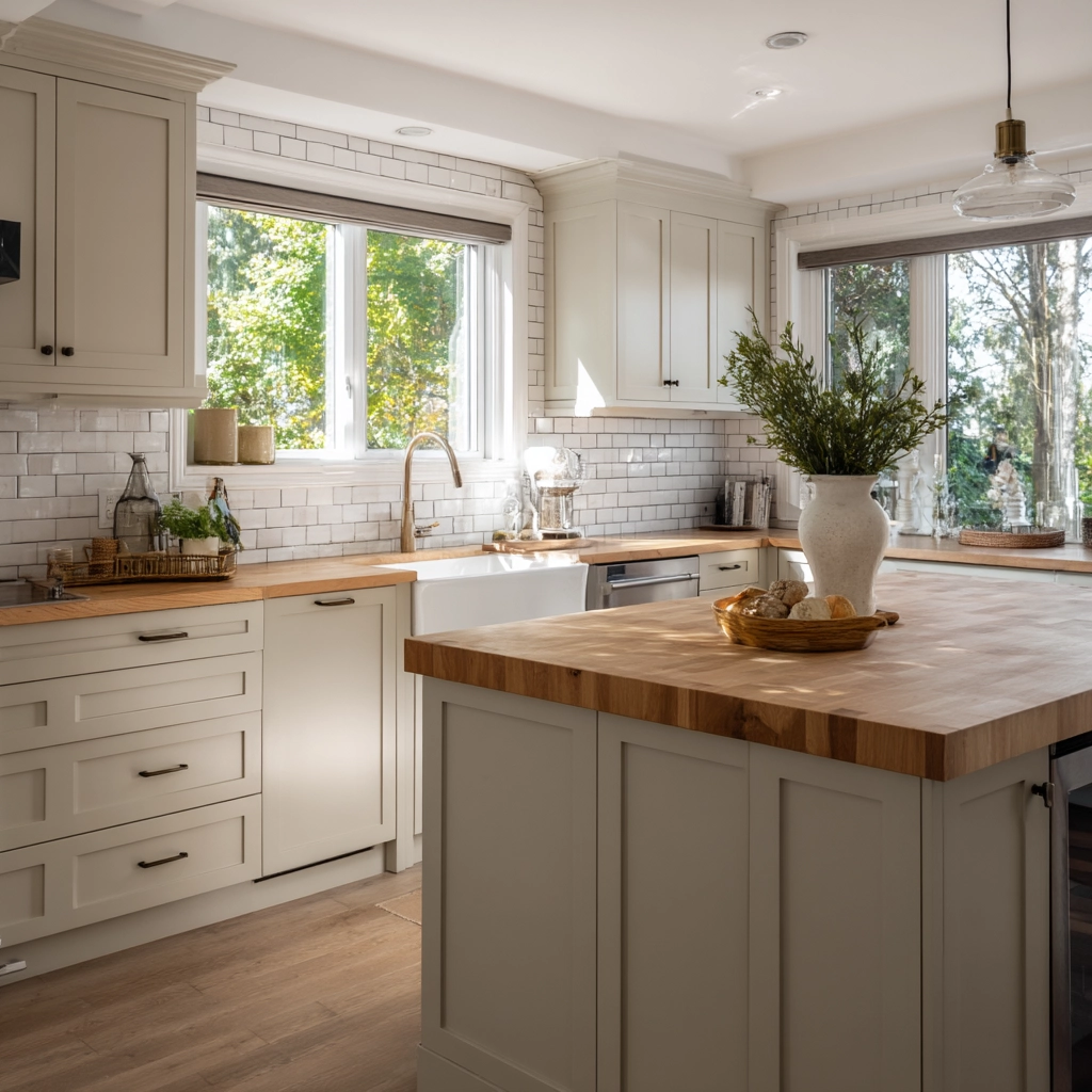 neutral kitchen cabinets 2