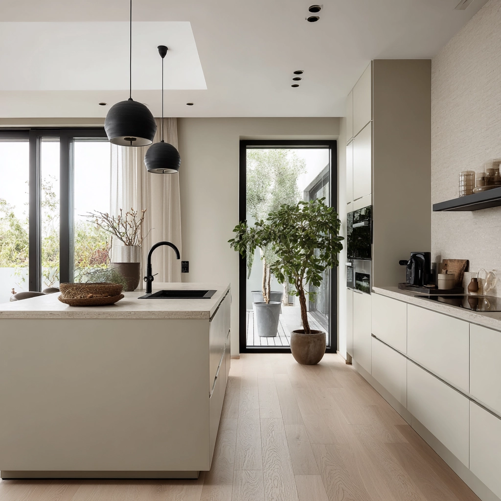 neutral kitchen cabinets 9