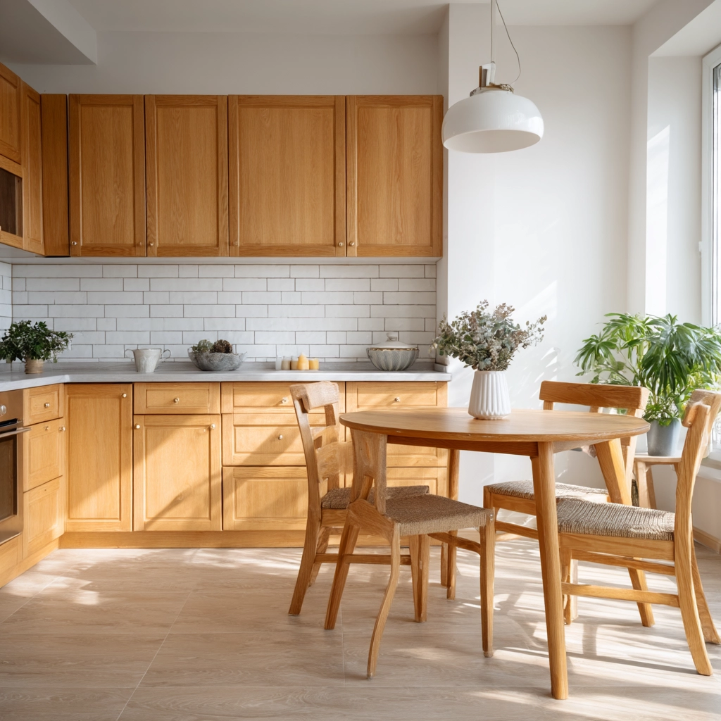 oak kitchen cabinets 18