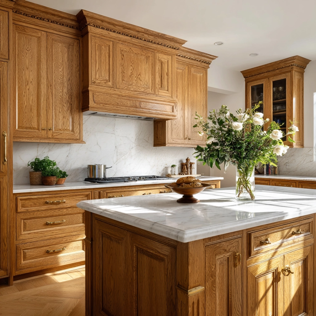 oak kitchen cabinets 29