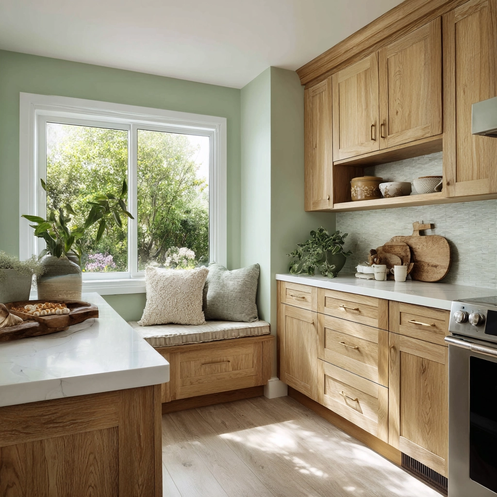 oak kitchen cabinets 56
