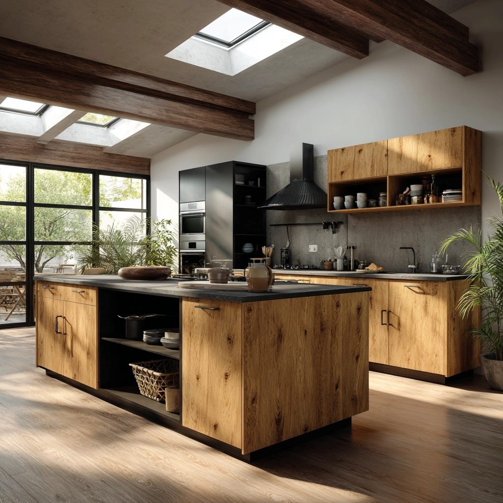 oak kitchen cabinets 59