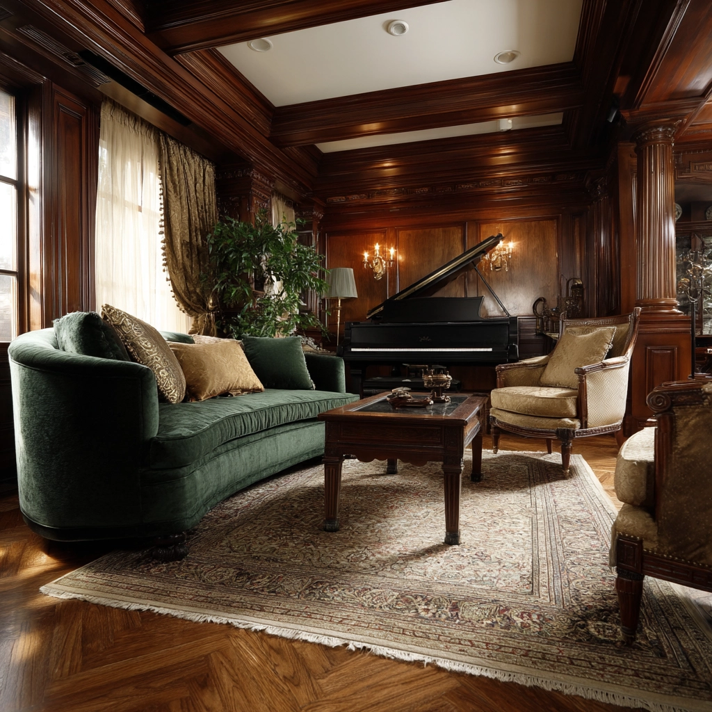 old money living room 38