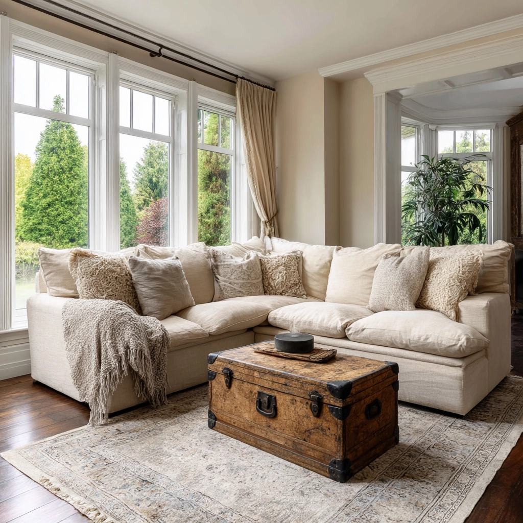 old money living room 55