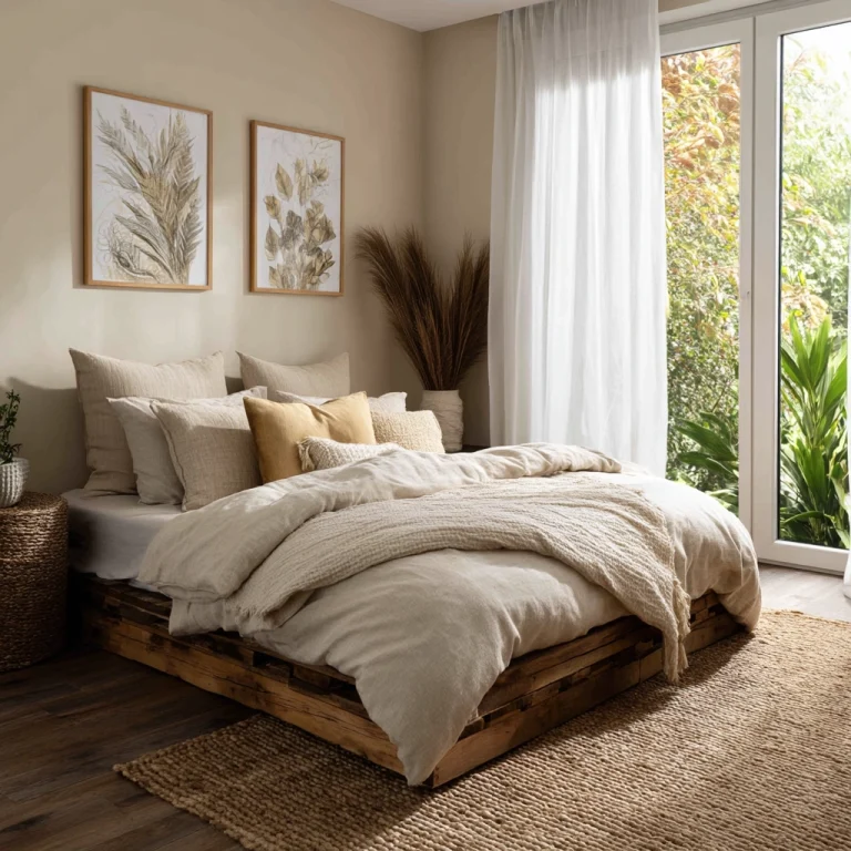 organic modern bedroom 1