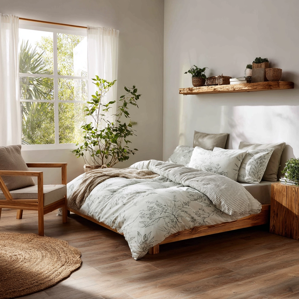 organic modern bedroom 19