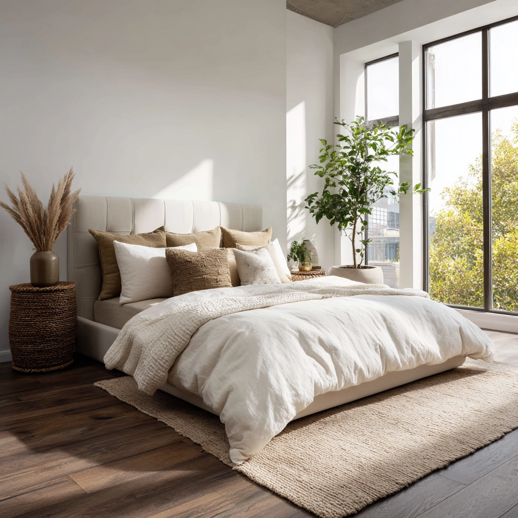 organic modern bedroom 23