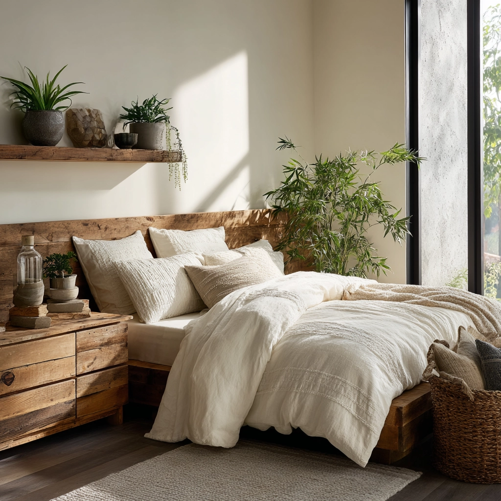 organic modern bedroom 34