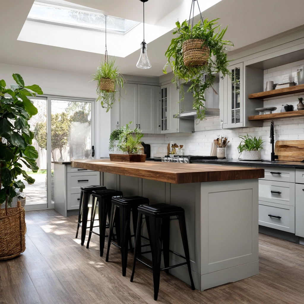 organic modern kitchen 34