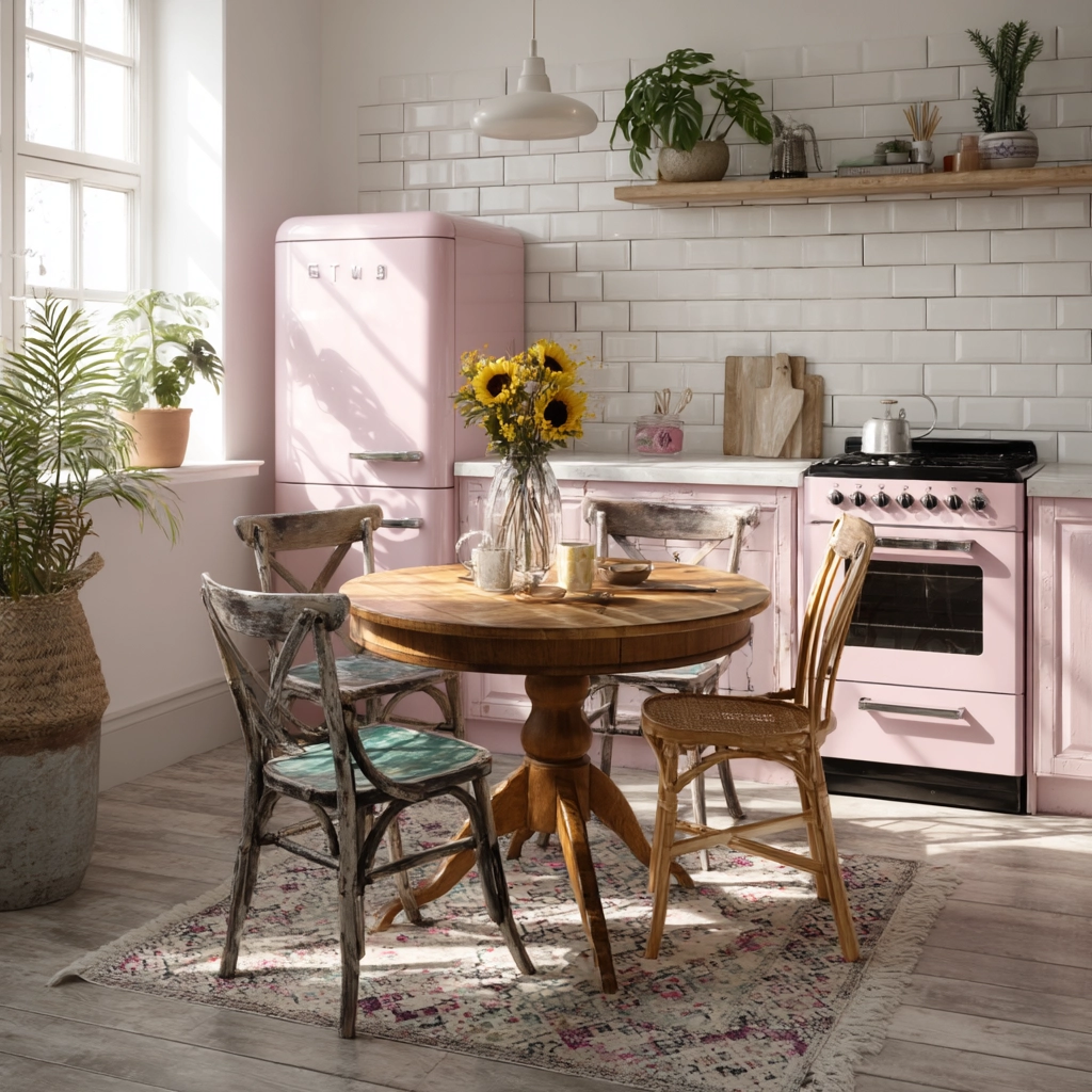 pink kitchen 11
