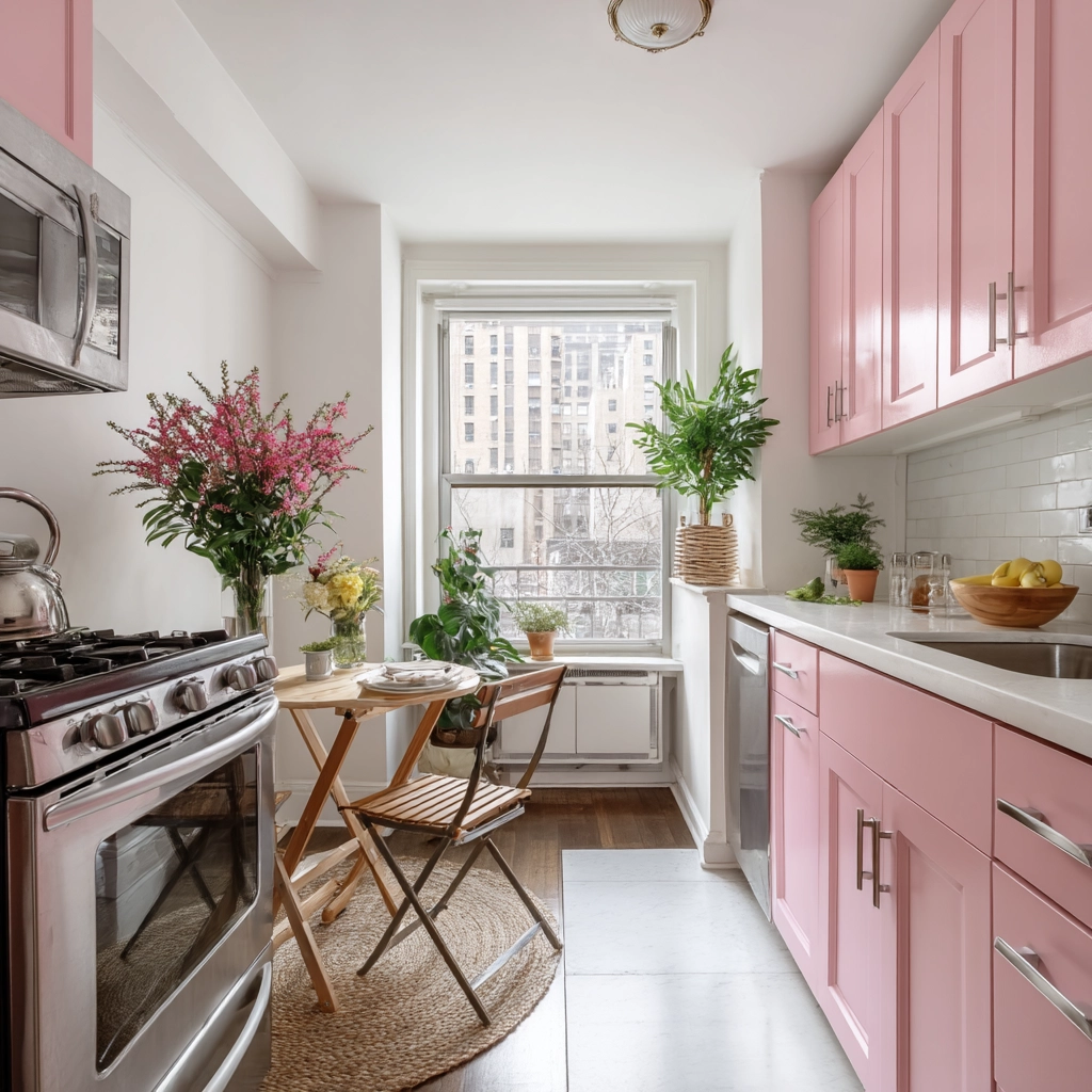pink kitchen 19