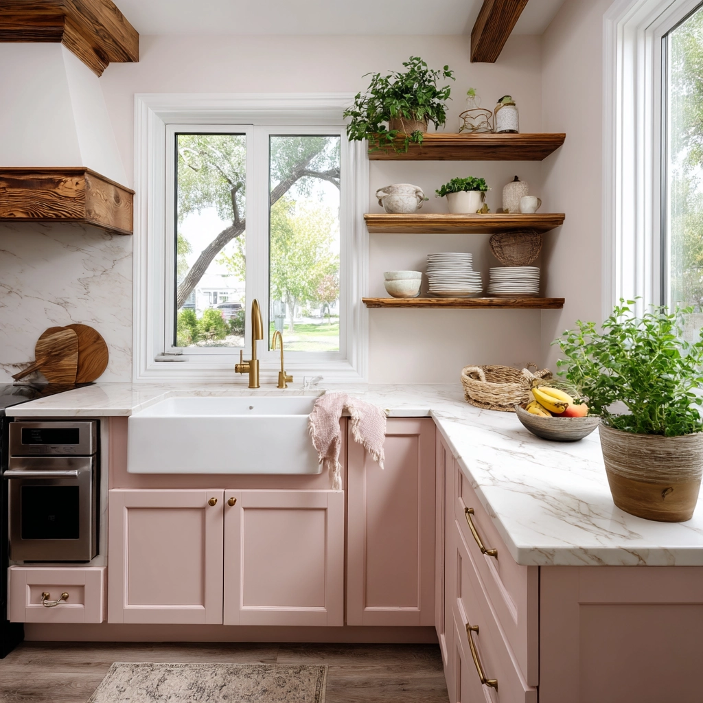 pink kitchen 2
