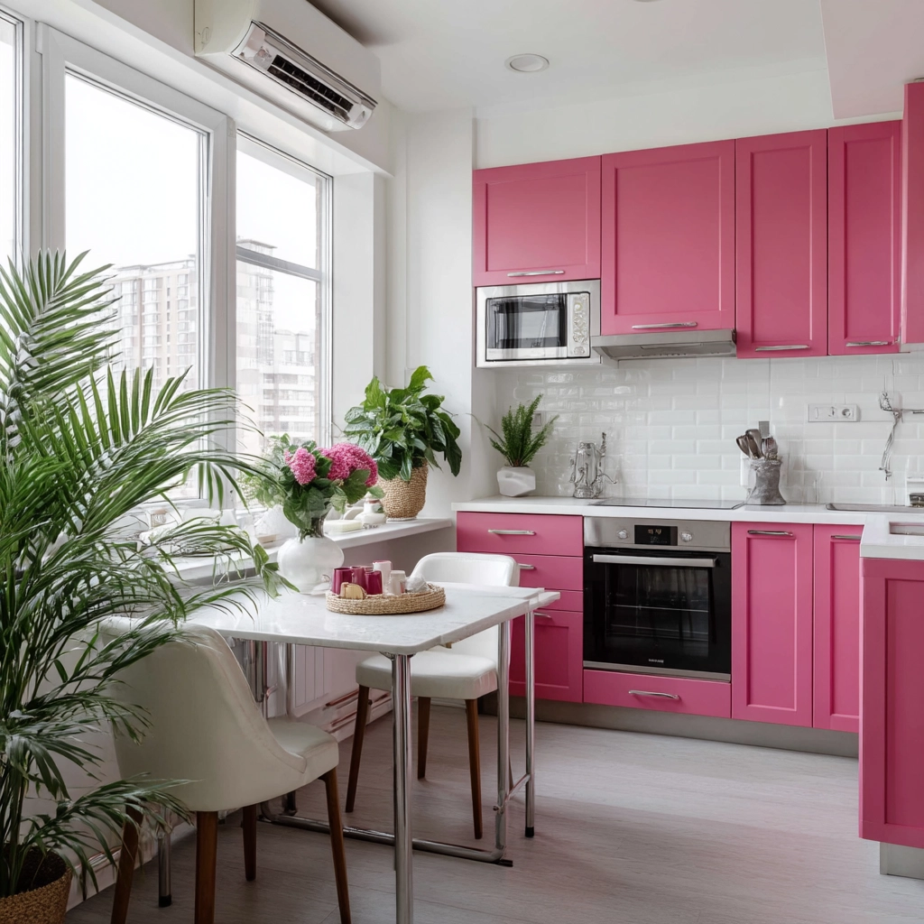 pink kitchen 20