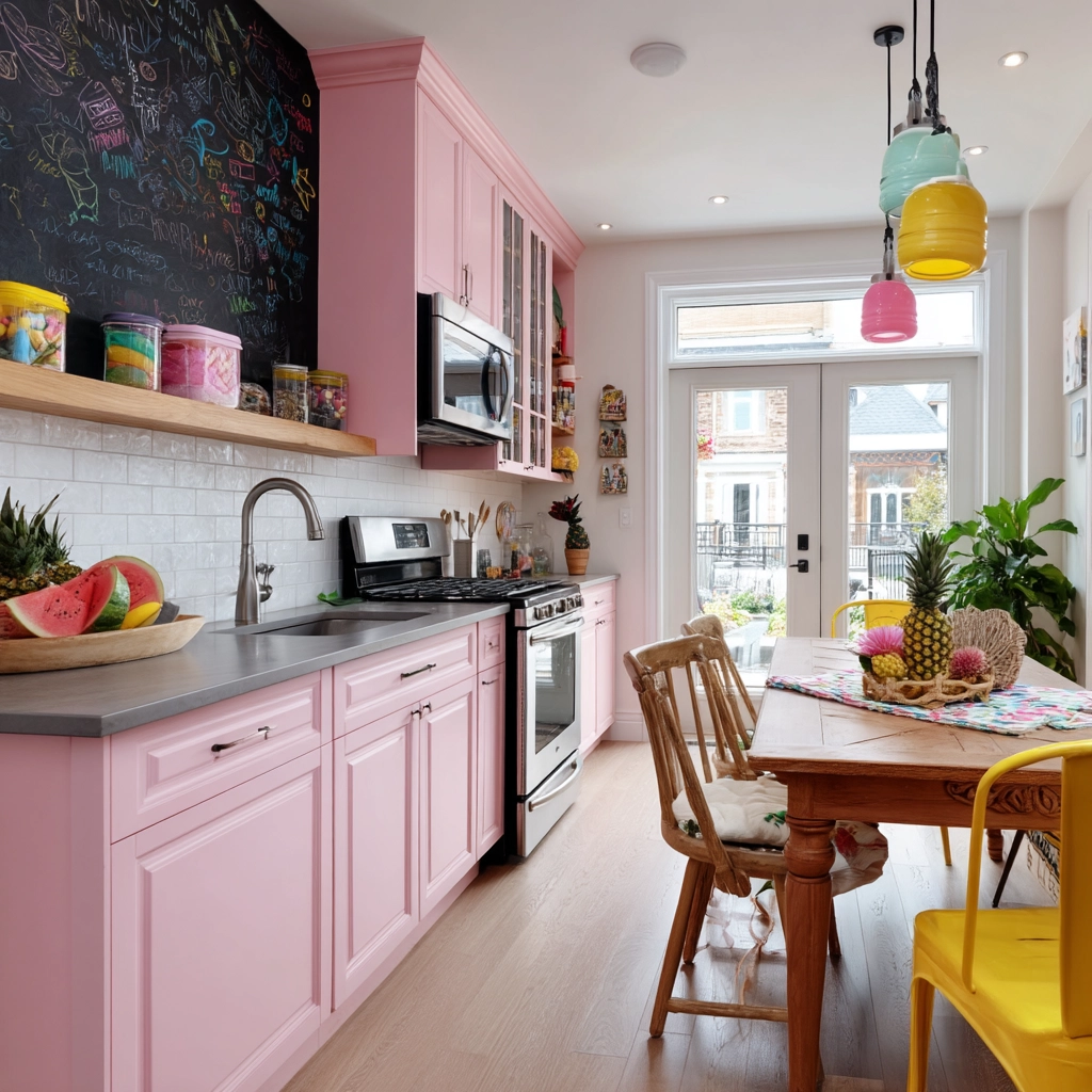pink kitchen 33