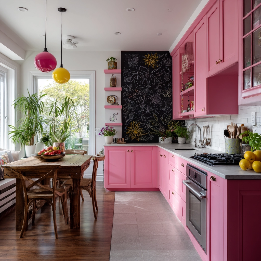 pink kitchen 35