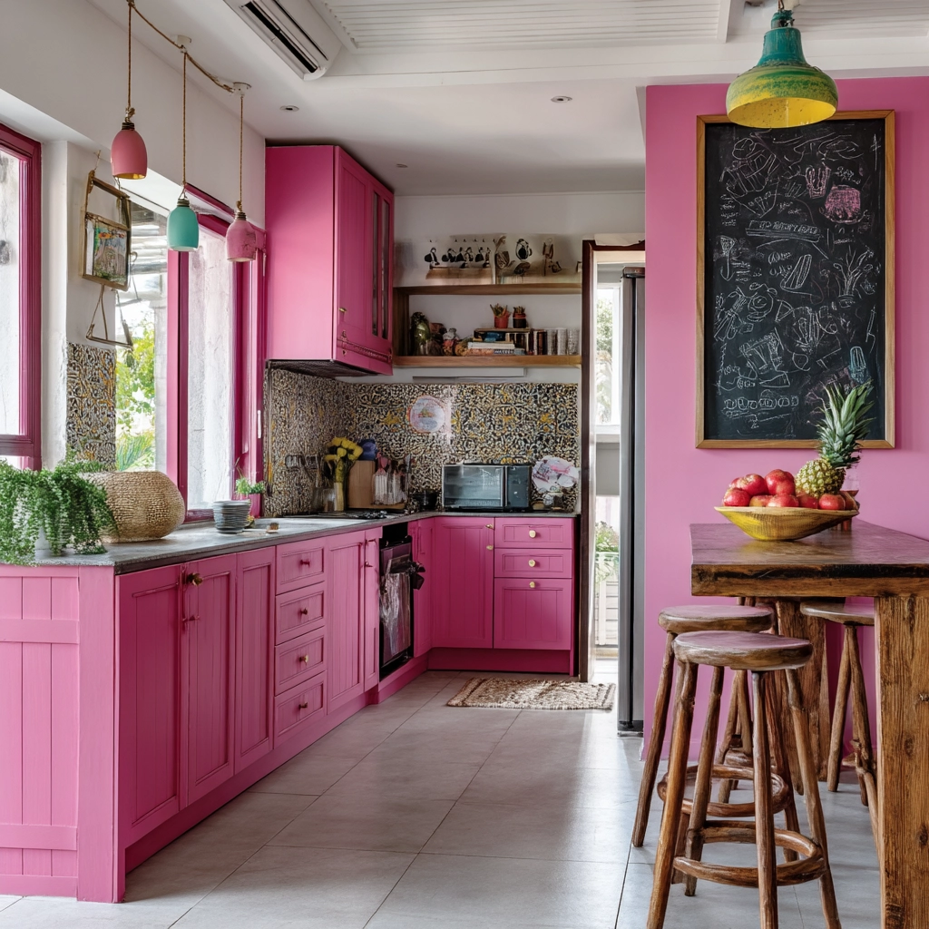 pink kitchen 36