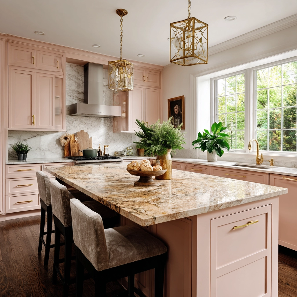 pink kitchen 37