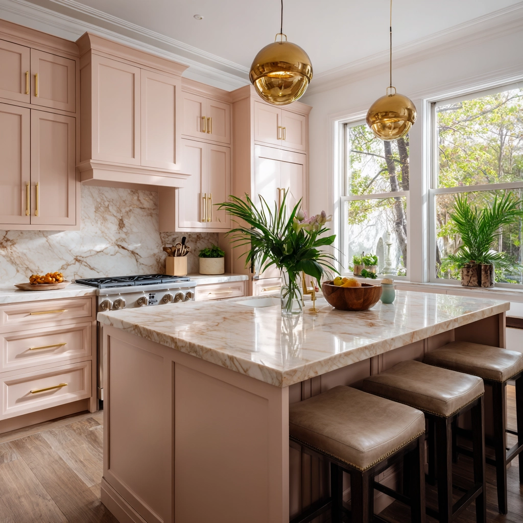 pink kitchen 40
