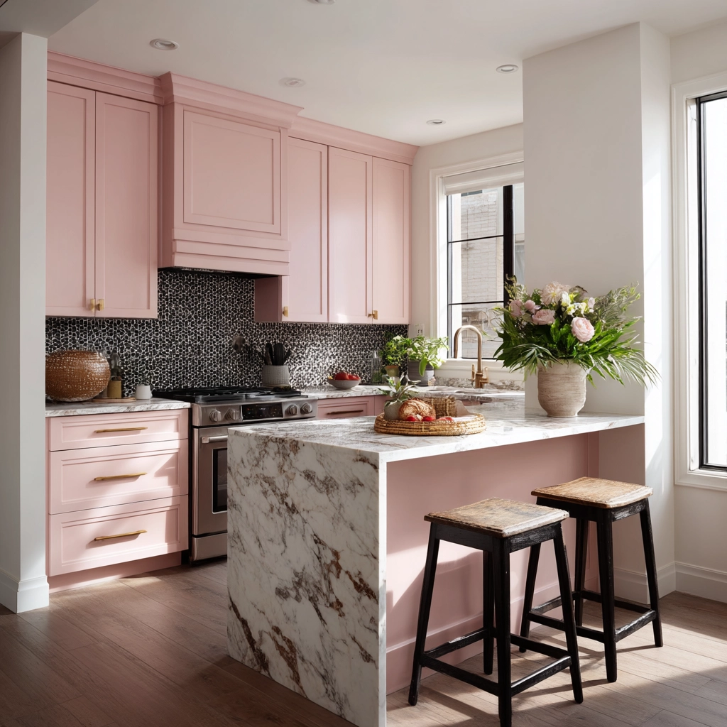 pink kitchen 41