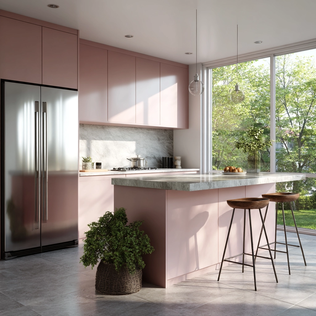pink kitchen 52